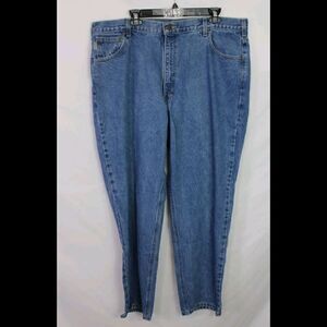 Carhartt Mens Blue Jeans 42 x 32 B17 D8T Relaxed Fit Work Denim